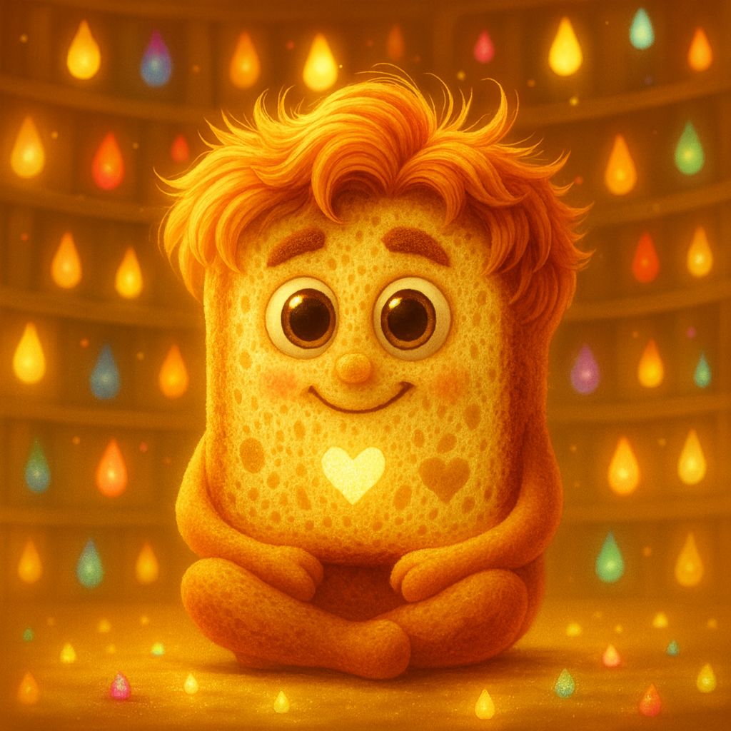 Inner library filled with light